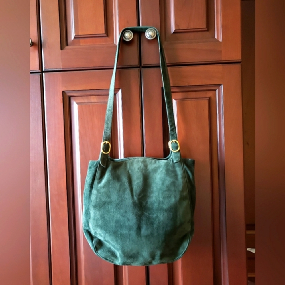 Holt Renfrew Vintage Faux Suede Purse